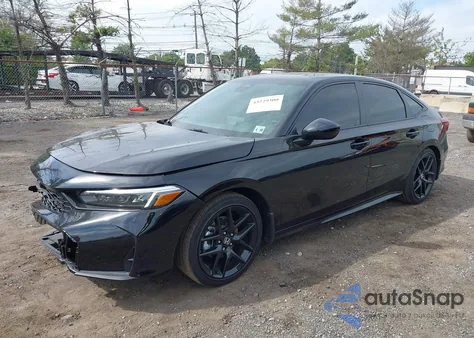 2025 Honda Civic Hybrid Sport/Sport Touring z USA, uszkodzony, nr VIN 2HGFE4F82SH340993